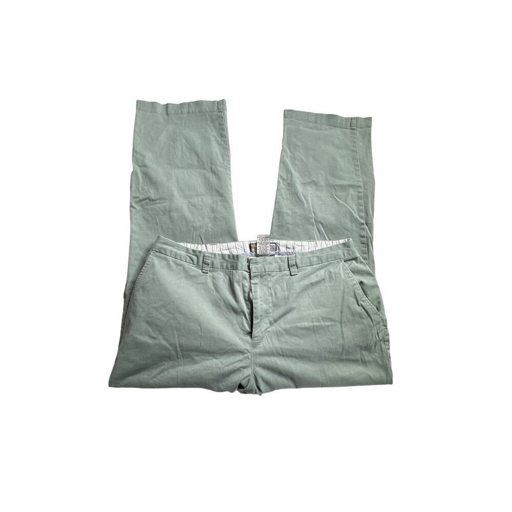 Caribbean Joe Women’s 18x30 Stretch Slacks – Light Green, Mid-Rise, Straight Leg